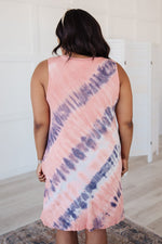 Coral Arches Tie Dye Dress