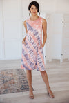 Coral Arches Tie Dye Dress