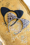 Coy As A Cat Ears in Animal Print