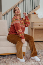 Cozy Chalet Fair Isle Sweater