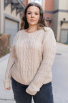 Cozy Cropped Sweater in Oatmeal