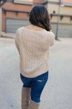 Cozy Cropped Sweater in Oatmeal