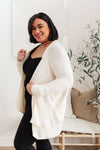 Cozy Nights Cardigan In Cream