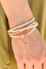 Crystal Skies Beaded Stack Bracelet