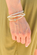 Crystal Skies Beaded Stack Bracelet