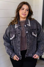 Denim And Pearls Denim Jacket