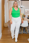 Judy Blue Diana Straight Leg Jeans In White