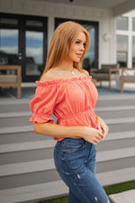 Don't Be Shy Off the Shoulder Blouse