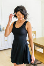 Effortless in Ebony Skort Dress