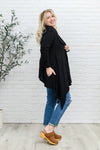 Ever Soft Cascade Cardigan With Pockets In Black