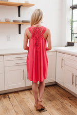 Exact Moment Dress in Coral