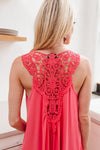 Exact Moment Dress in Coral