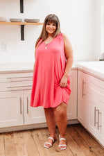 Exact Moment Dress in Coral
