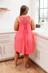 Exact Moment Dress in Coral