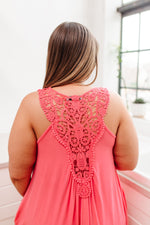 Exact Moment Dress in Coral