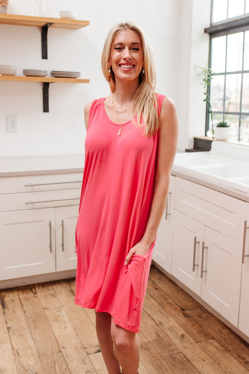 Exact Moment Dress in Coral