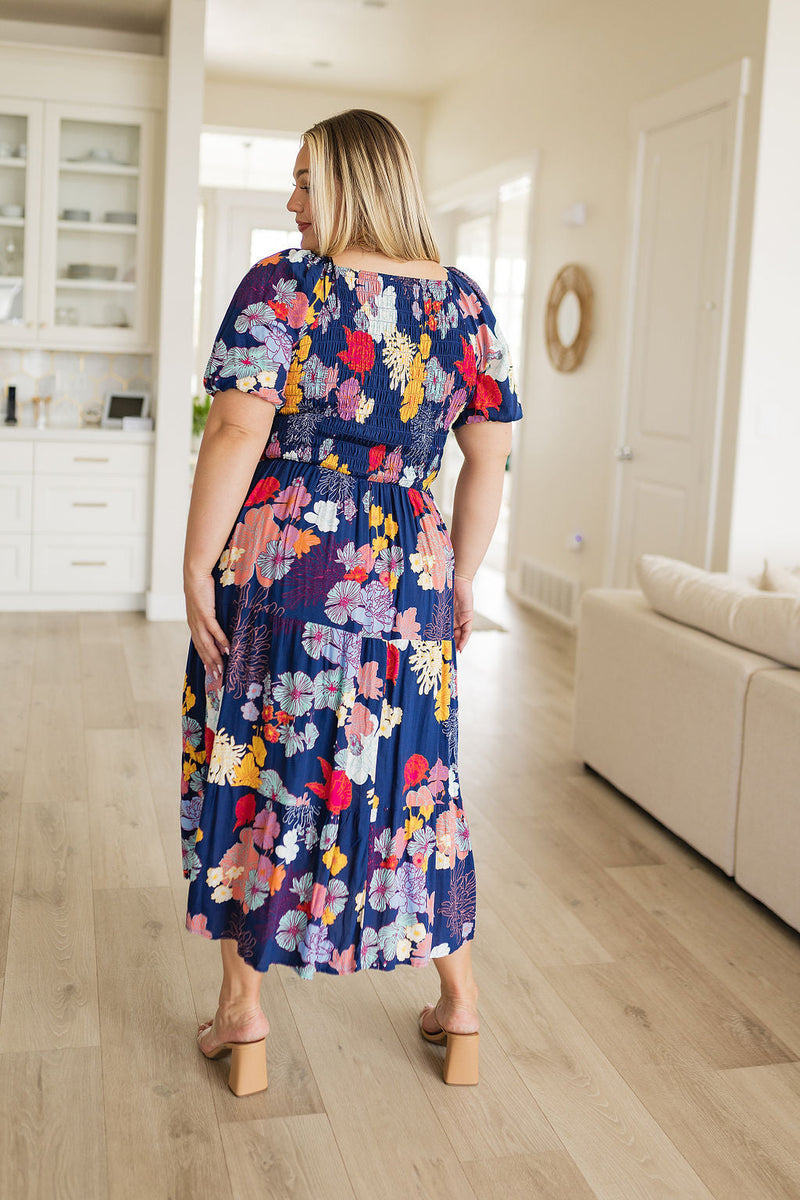 Farmer's Market Floral Maxi Dress