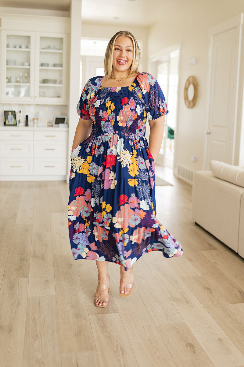 Farmer's Market Floral Maxi Dress