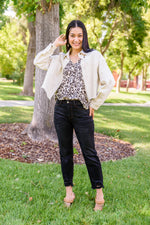 Felicity Animal Print Blouse