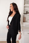 Fierce and Chic Blazer in Black