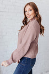 Fireside Zip Up Jacket in Taupe