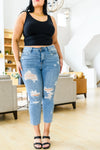 Judy Blue Florence High Waist Destroyed Boyfriend Jeans