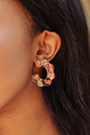 Flower Scalloped Earrings