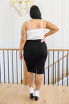 Forever N' Ever Pencil Skirt In Black