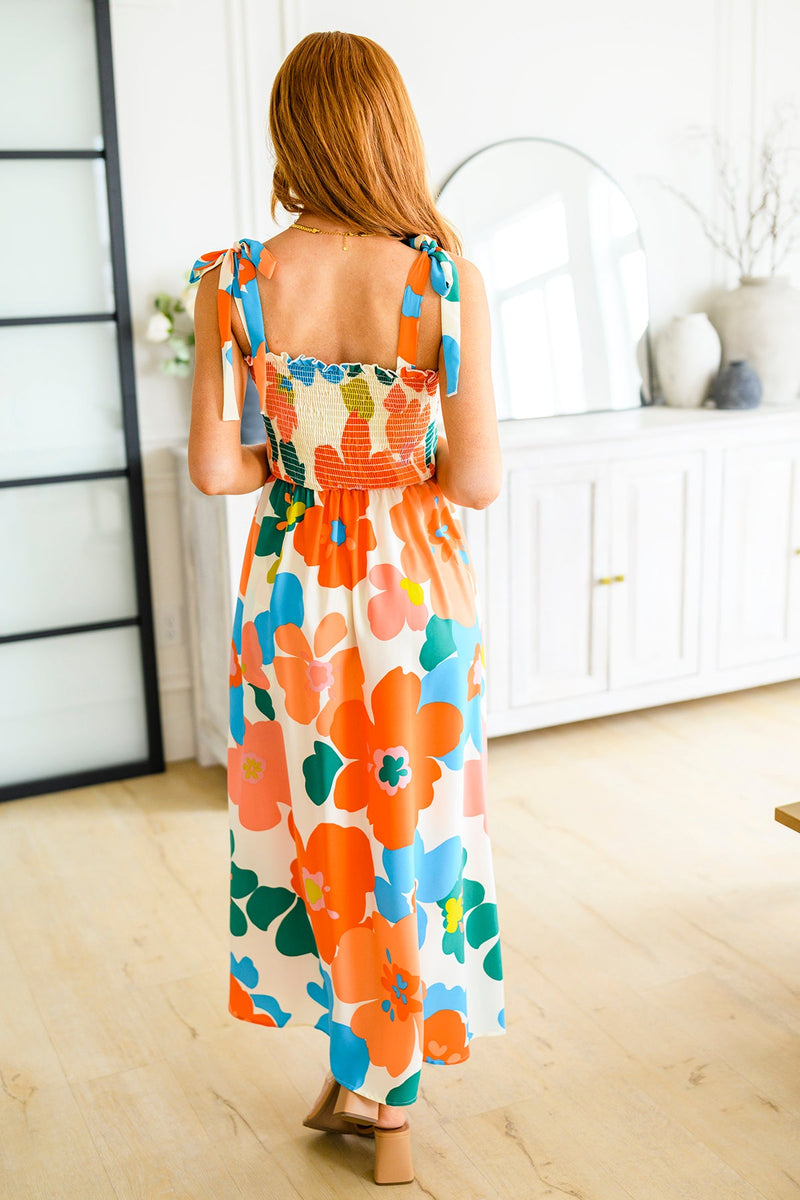 Forget Me Not Floral Maxi Dress