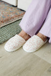 Fuzziest Feet Animal Print Slippers In Pink