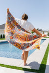 PREORDER: Luxury Beach Towel in Boho Medallion