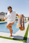 PREORDER: Luxury Beach Towel in Boho Medallion