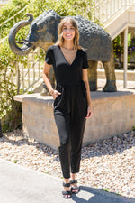 Gia Faux Wrap Jumpsuit