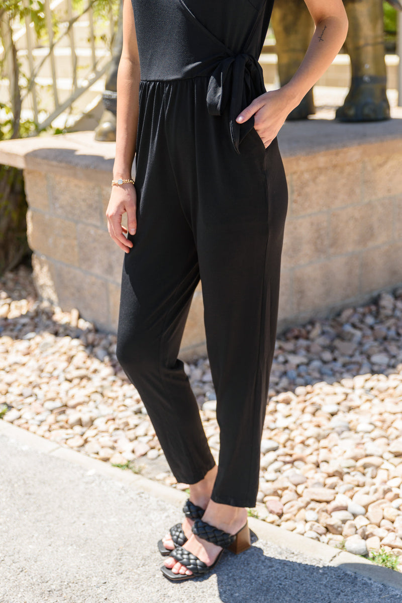 Gia Faux Wrap Jumpsuit