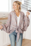 Gia Wrap Top in Lilac