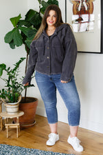 Give Me More Corduroy Jacket in Charcoal