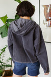 Give Me More Corduroy Jacket in Charcoal