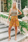 Golden Blooms Skirt