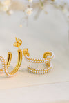 Golden Curve Earrings