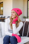 Got You Covered Beanie In Candy Pink