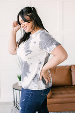 Gray Skies Tie Dye Top