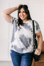 Gray Skies Tie Dye Top