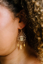 Hamsa Dangle Earrings