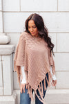 Hanging For The Weekend Poncho In Mocha