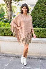 Hanging For The Weekend Poncho In Mocha