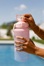 Happy Hydrations Water Bottles Pink