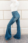 Happy in High Rise Flare Jegging