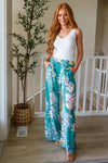 Hawaiiana Floral Print Pants