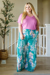 Hawaiiana Floral Print Pants