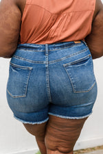 Judy Blue Hi-Rise Destroyed Cutoff Shorts